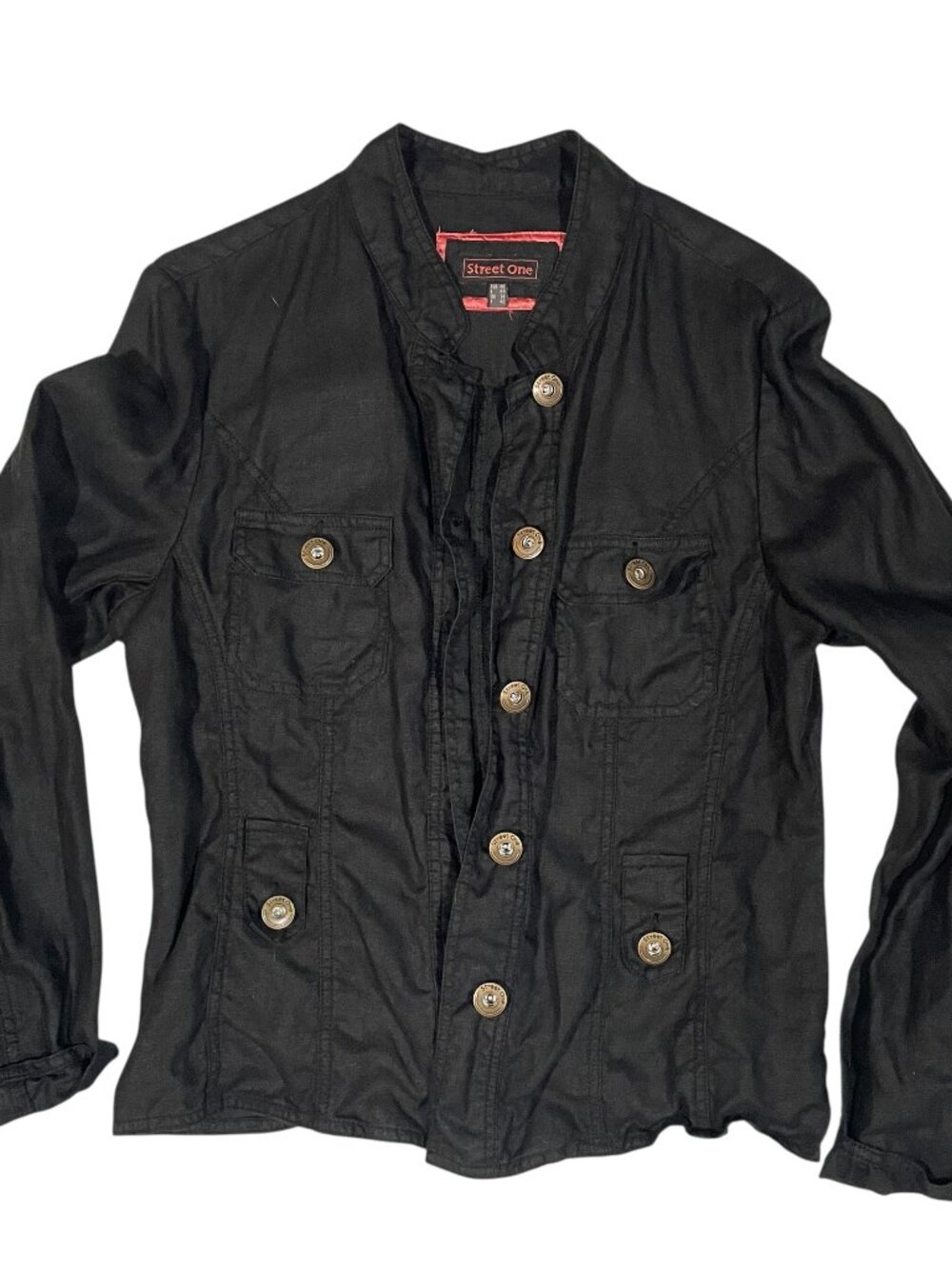 Street One Button Front Jacket Vintage Style